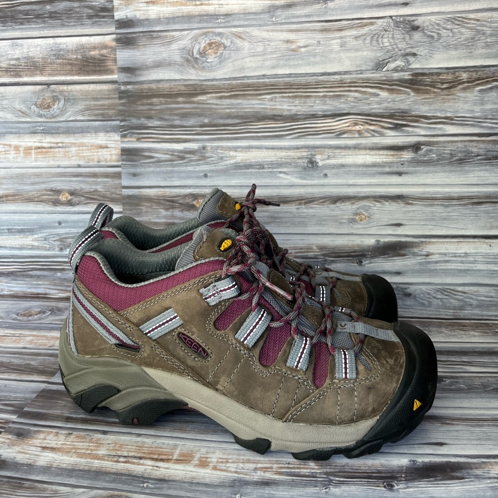 KEEN UTILITY DETROIT  WOMEN'S LOW
WATERPROOF STEEL SAFETY TOE HIKER WORK BOOTS